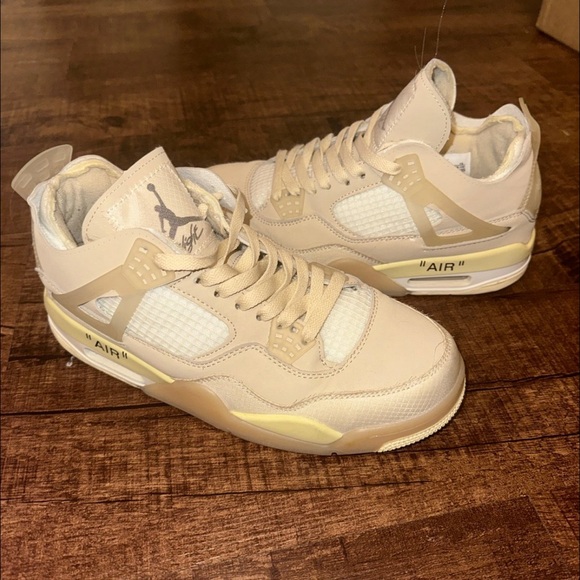 Jordan Sneakers in Cream and White - Picture 2 of 3